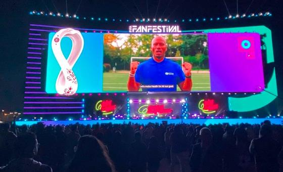 La Coupe du monde de football se joint à l’ONU pour célébrer la santé pour tous